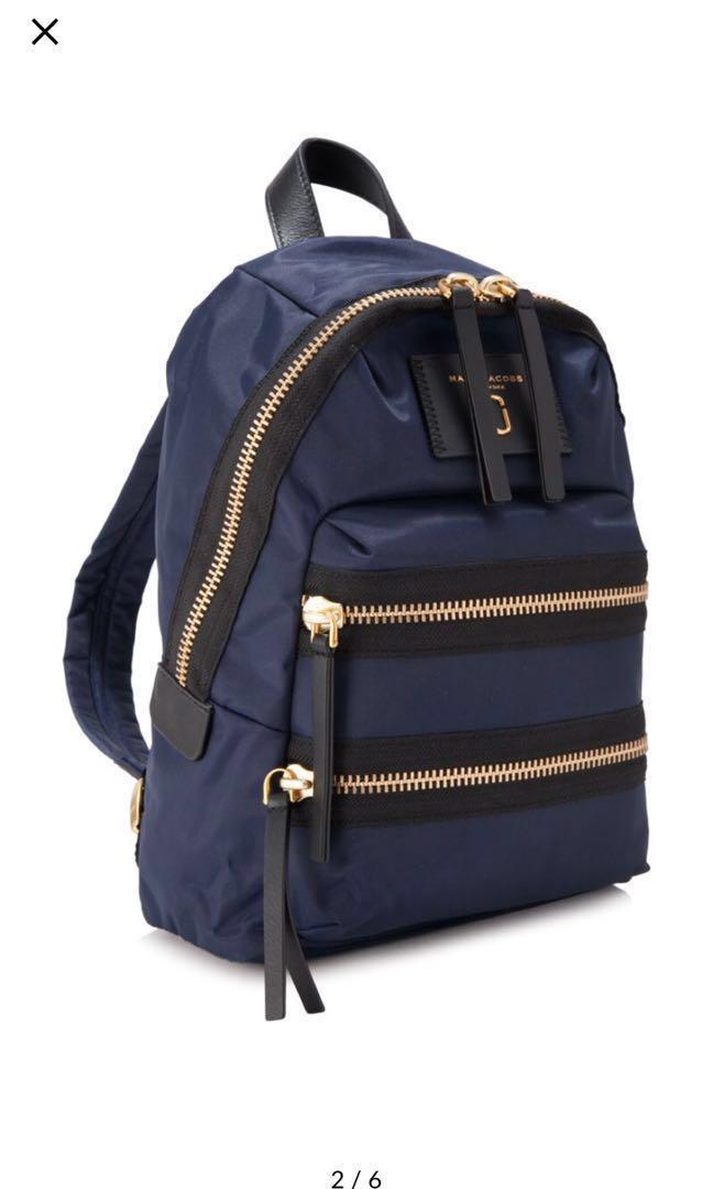 Authentic Marc Jacob Nylon Biker Mini Backpack Luxury Bags