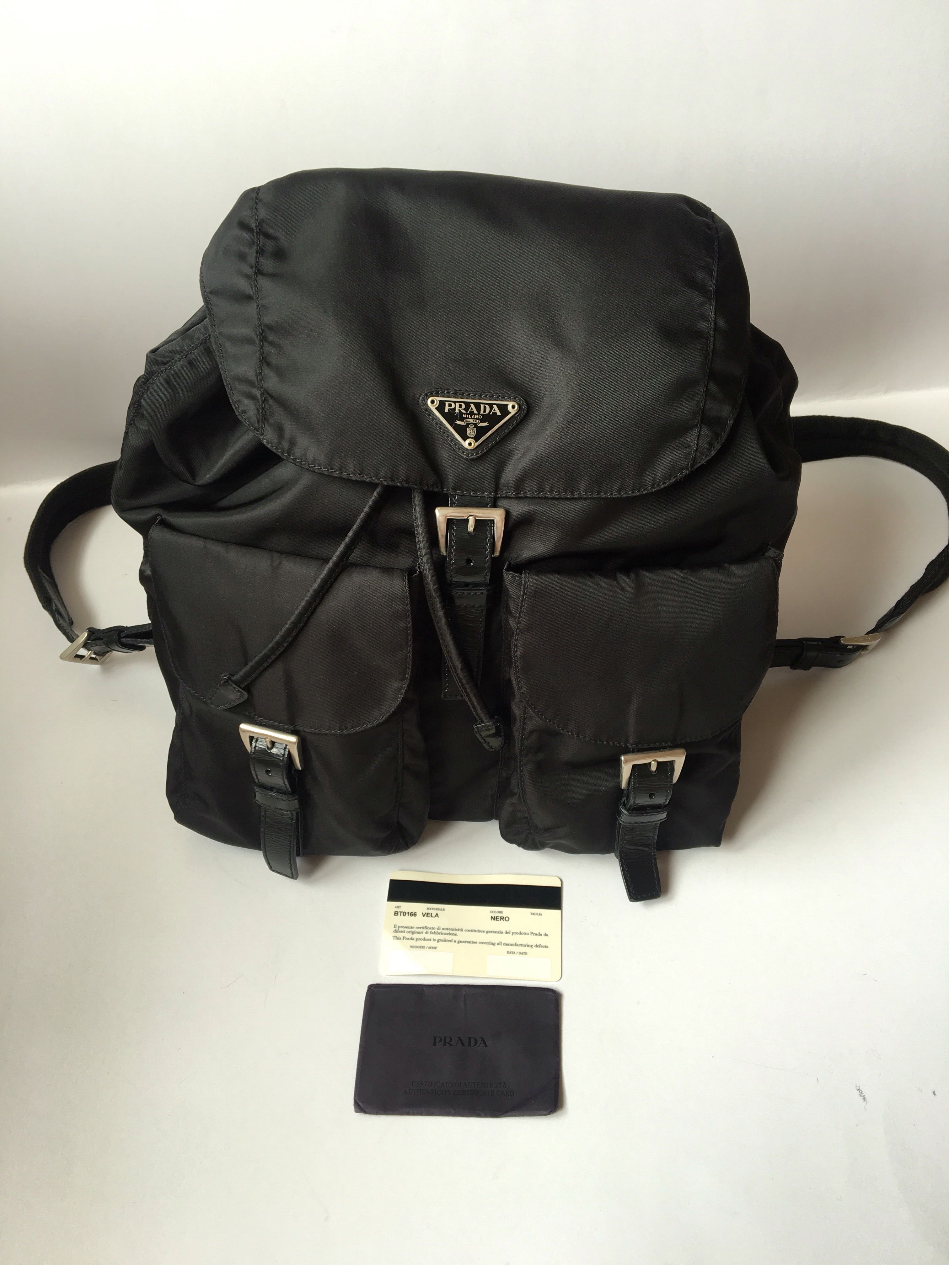 Prada vela nylon bag store