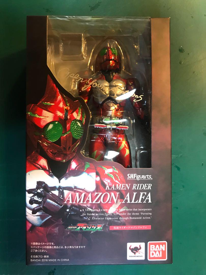 Bandai SHF s.h.figuarts KAMEN RIDER AMAZON ALFA 幪面超人真紅亞馬遜