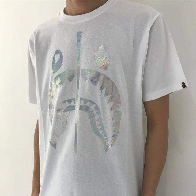 BAPE HOLOGRAM SHARK TEE