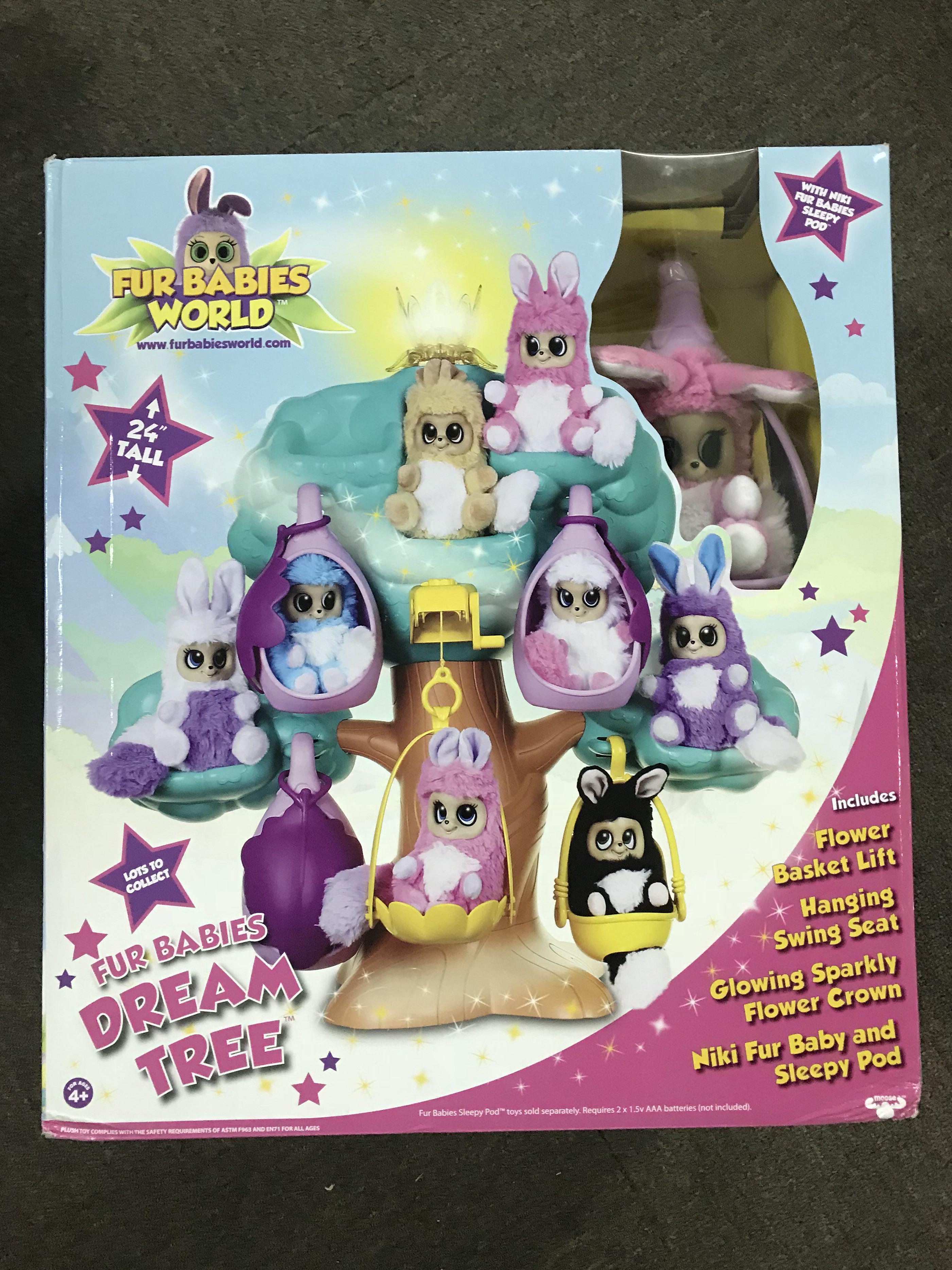 Fur babies world dream tree playset top