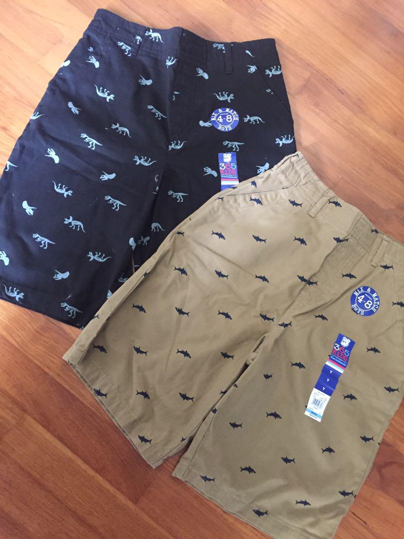 Three quarter shorts best sale boys
