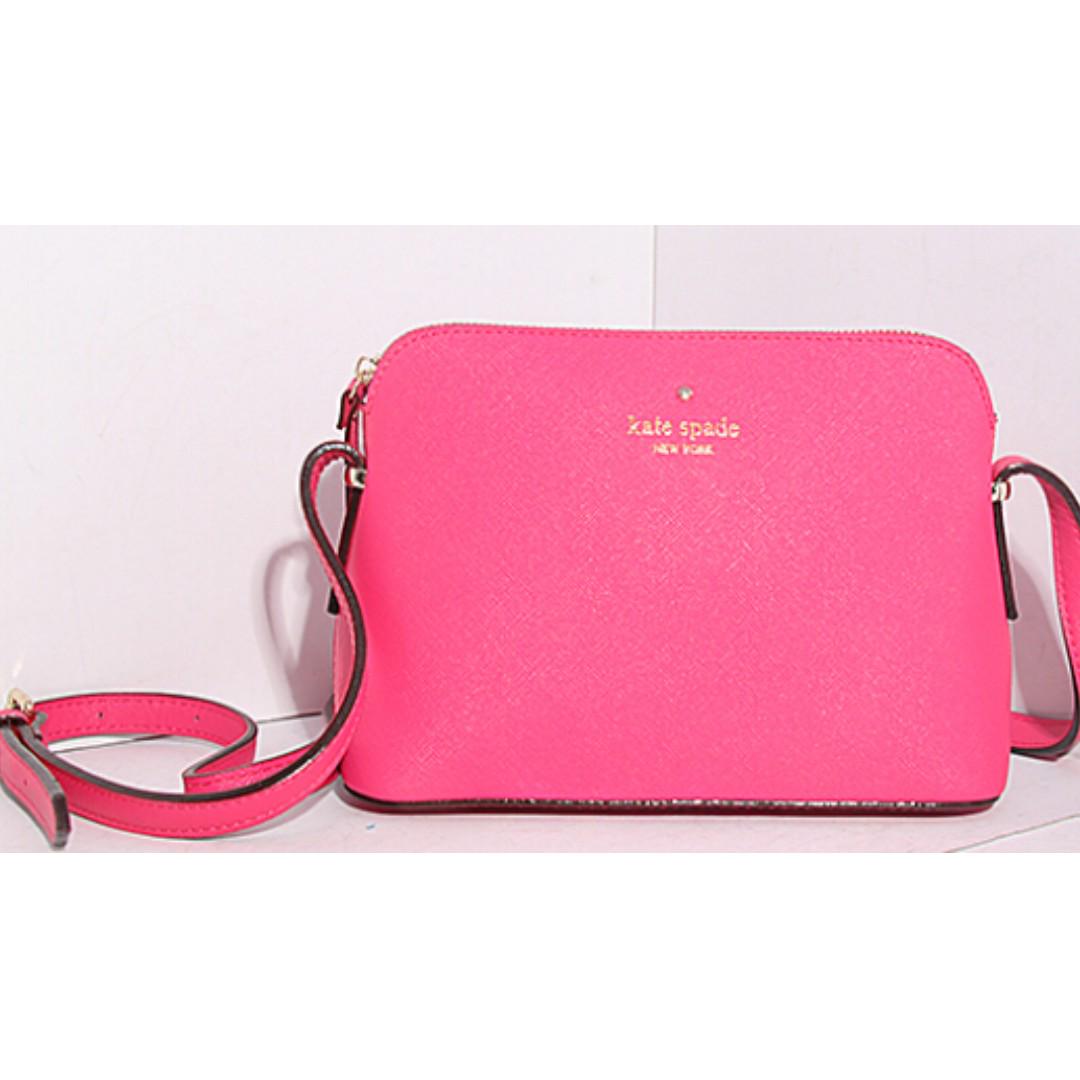 Kate Spade sling bag pink, Women's Fashion, Bags & Wallets, Cross