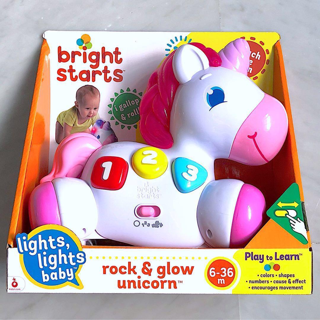 bright starts rock and glow unicorn