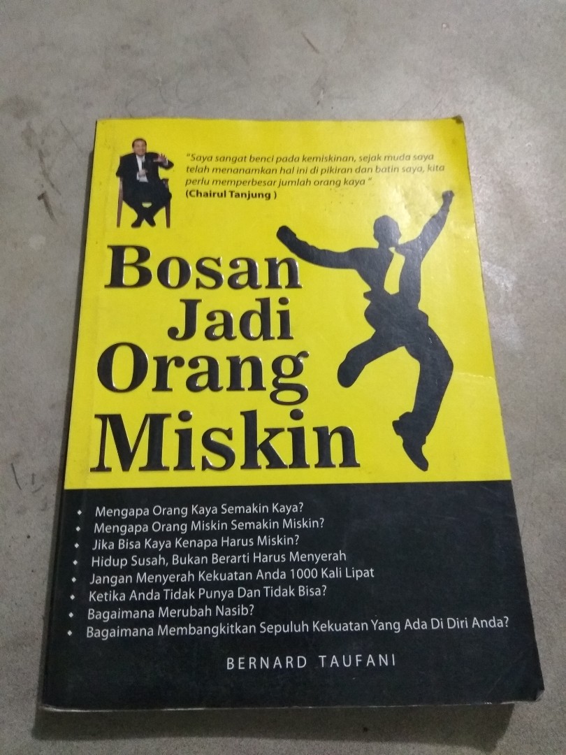 Buku Bosan Jadi Orang Miskin Buku Alat Tulis Buku Di Carousell