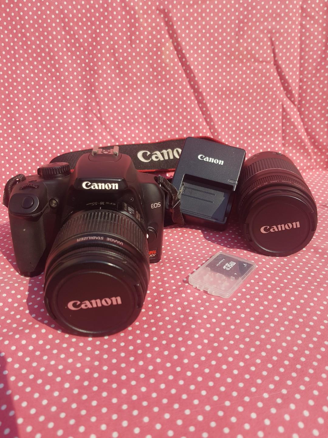 camera dslr canon rebel xs kamera digital