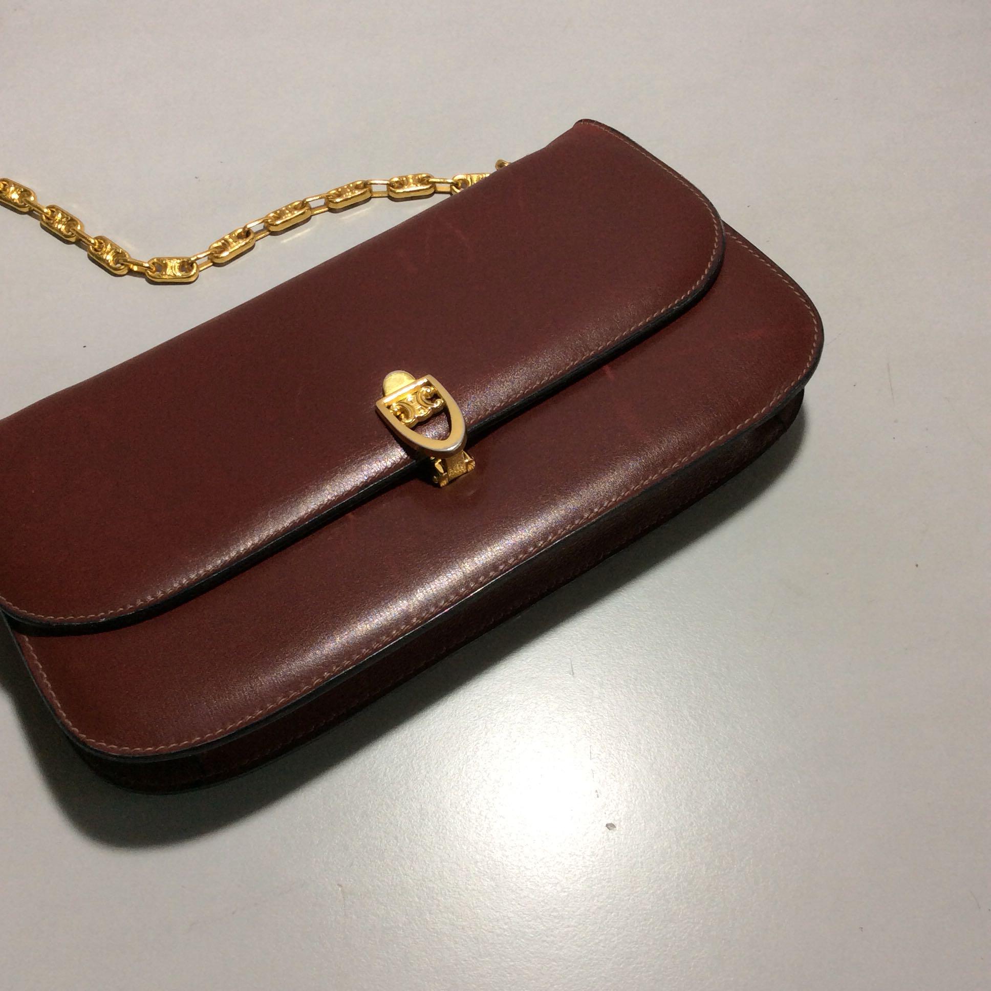 celine box burgundy