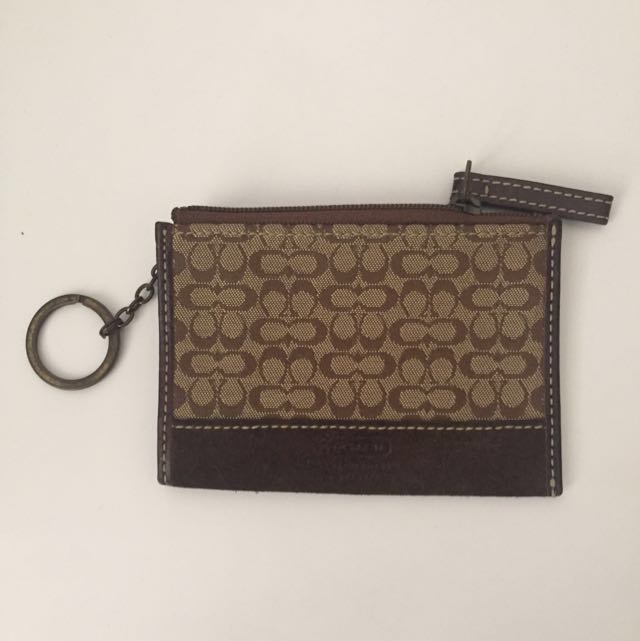 COACH Key Holder/ Coin Case (USED), Luxury, Bags & Wallets on Carousell