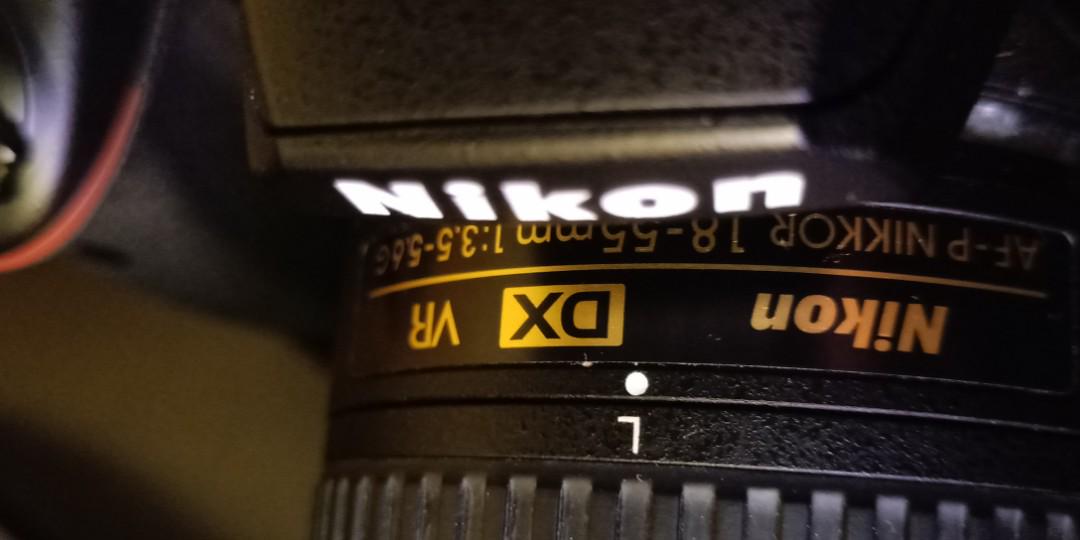Digital camera (Category: Cameras) located in Singapore. Submitted by flybuyjo (Listing ID 187490665, Image 6). Description: Nikon D3400 lens Af-P Nikkor 18 to 55 mm Excellent condition 2 batteries Bag Charger.