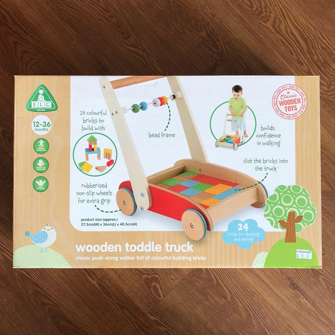 wooden toddle truck