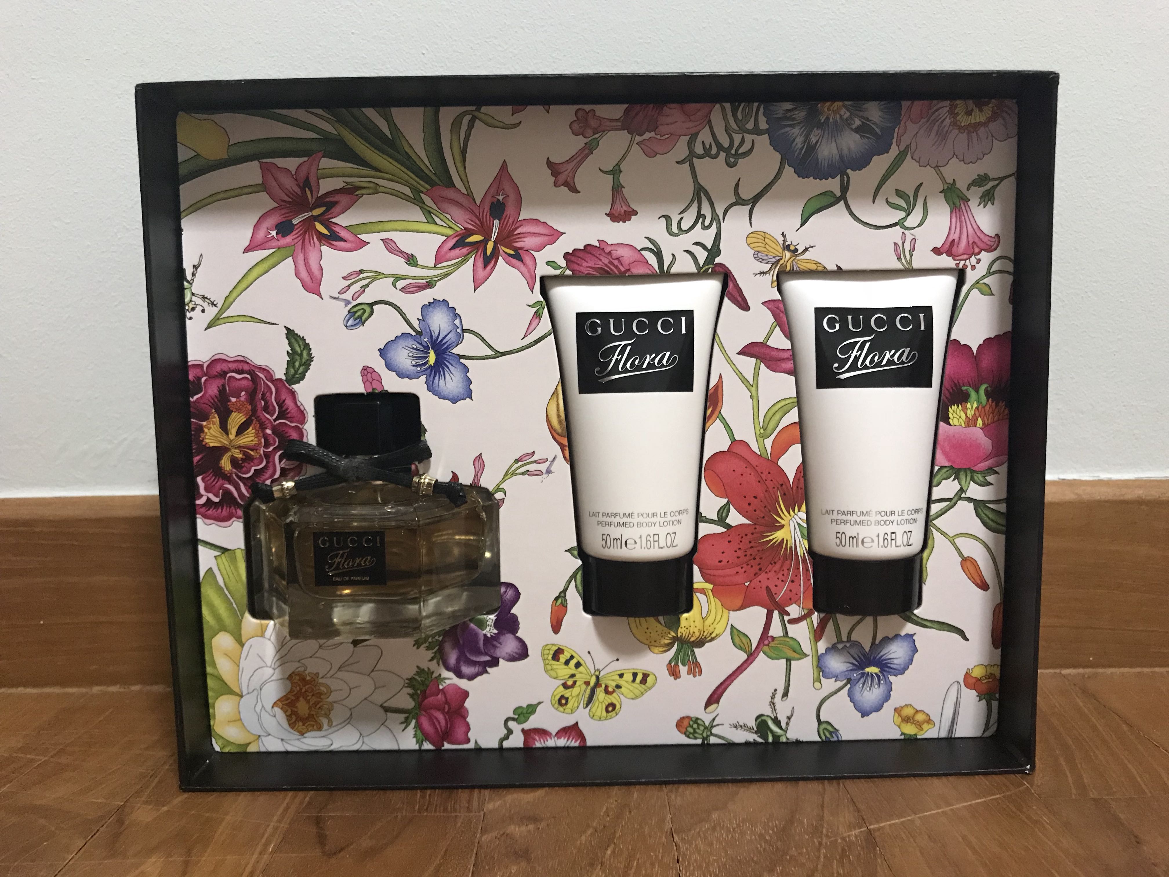 Gucci Flora + 2 Body Lotion, & Personal Care, Fragrance & Deodorants Carousell