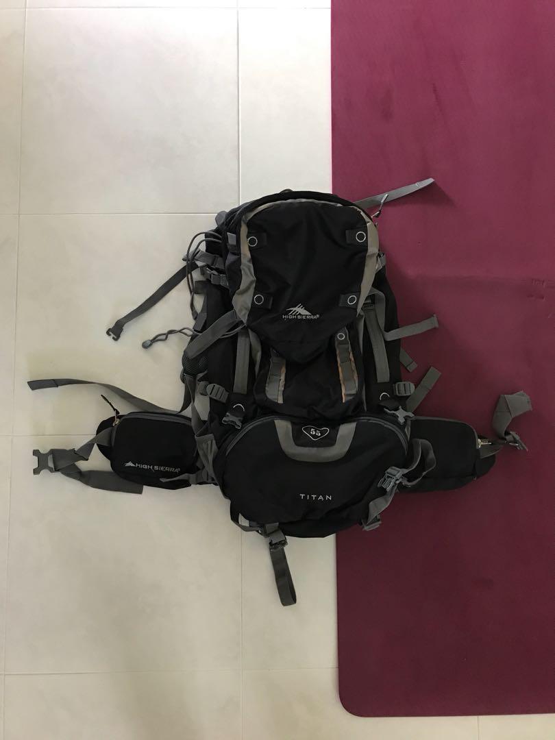 High Sierra Titan 55+10L, Sports 