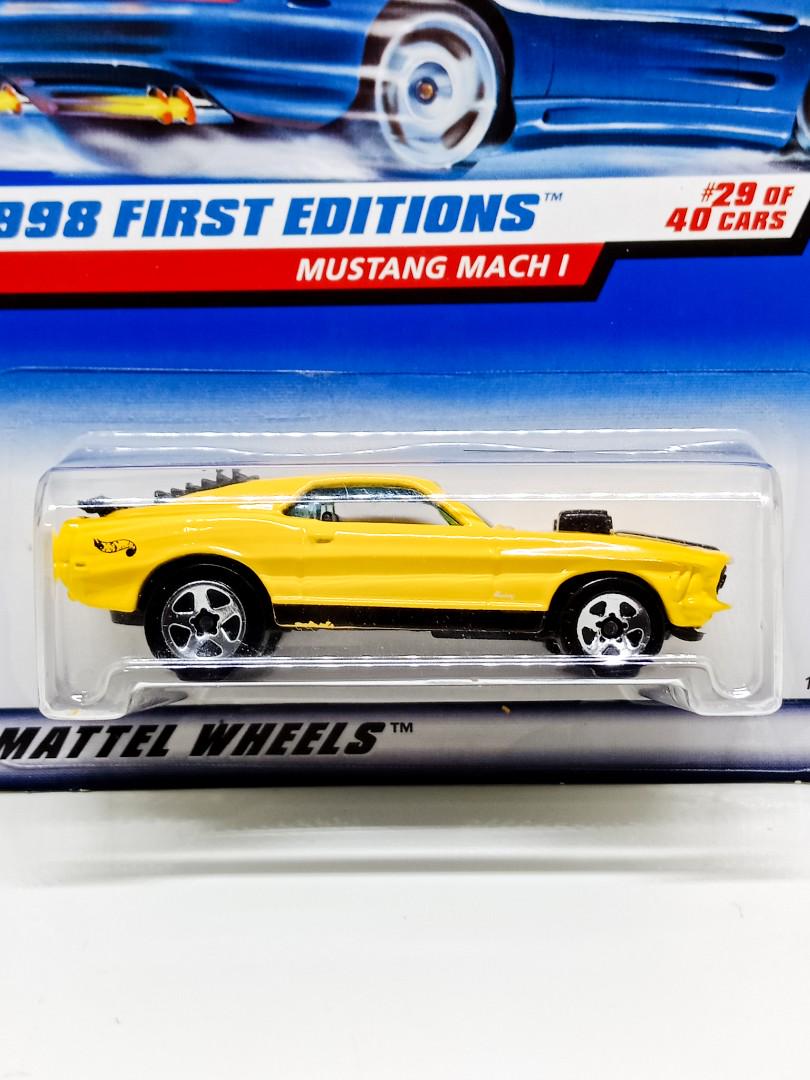 Hot wheels 1998 first on sale editions mustang mach 1
