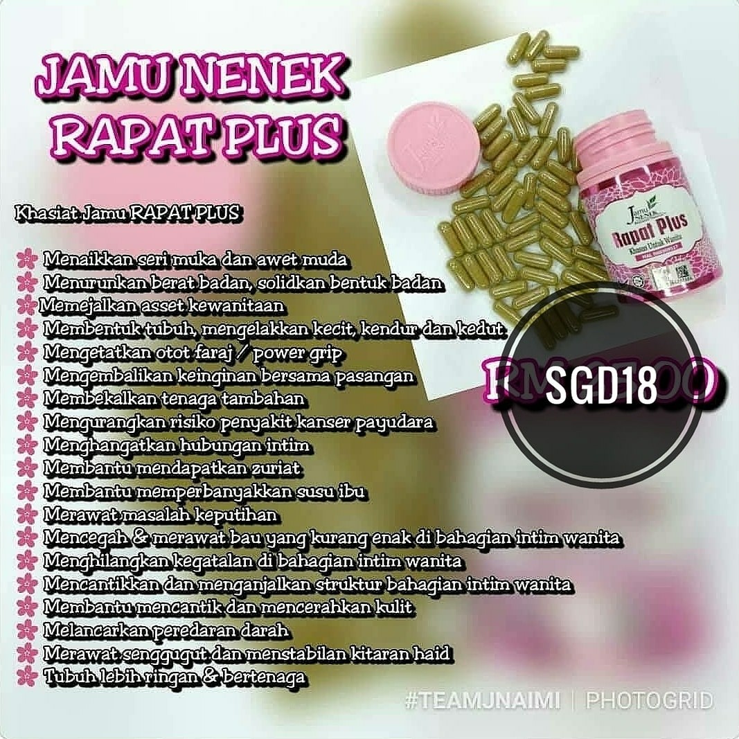 Jamu Nenek Rapat Plus Health Beauty Bath Body On Carousell