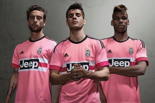 juventus away jersey pink