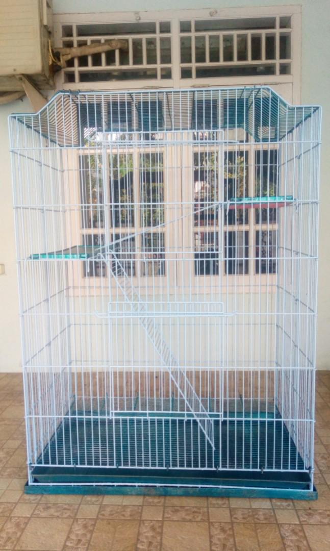 Kandang Kucing Besar Tingkat (Big cage for cats and kittens)