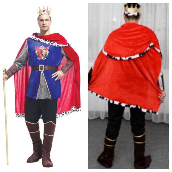 King costume prince costume medieval fairytale costume, Men's Fashion ...