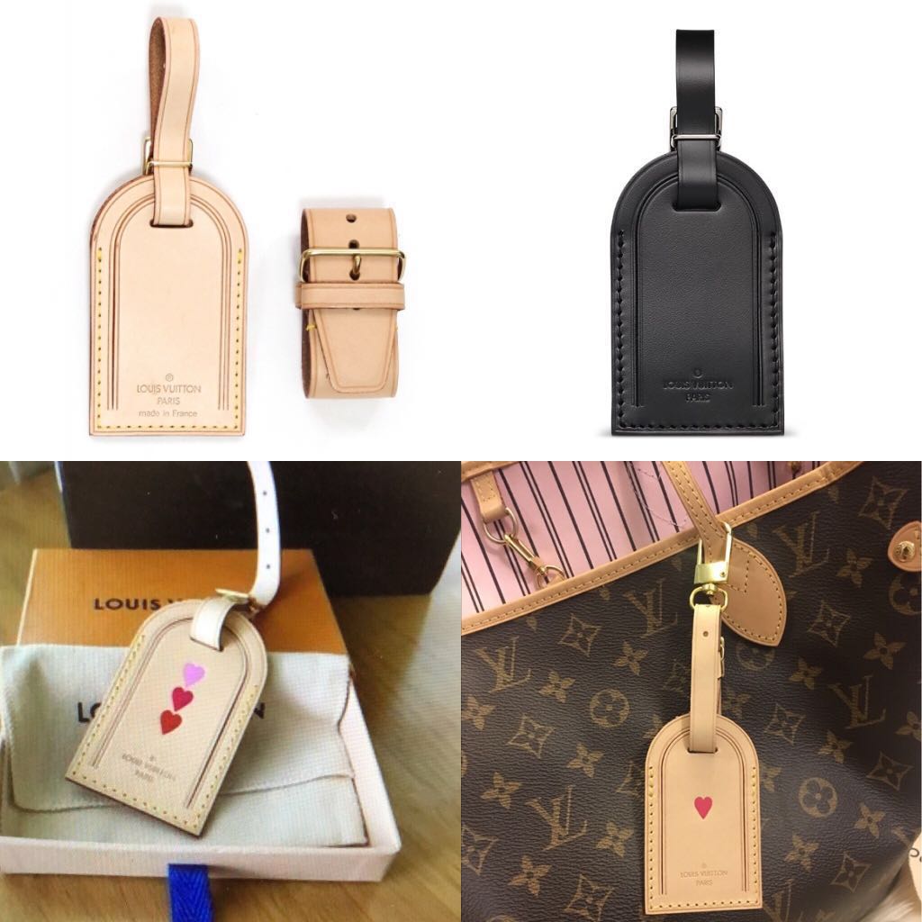 LV LUGGAGE TAG WITH HOT STAMPING!, Luxury, Bags & Wallets on Carousell