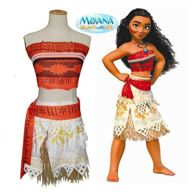 moana fancy dress costume