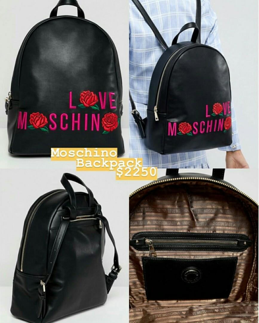 Love moschino best sale backpack 2018