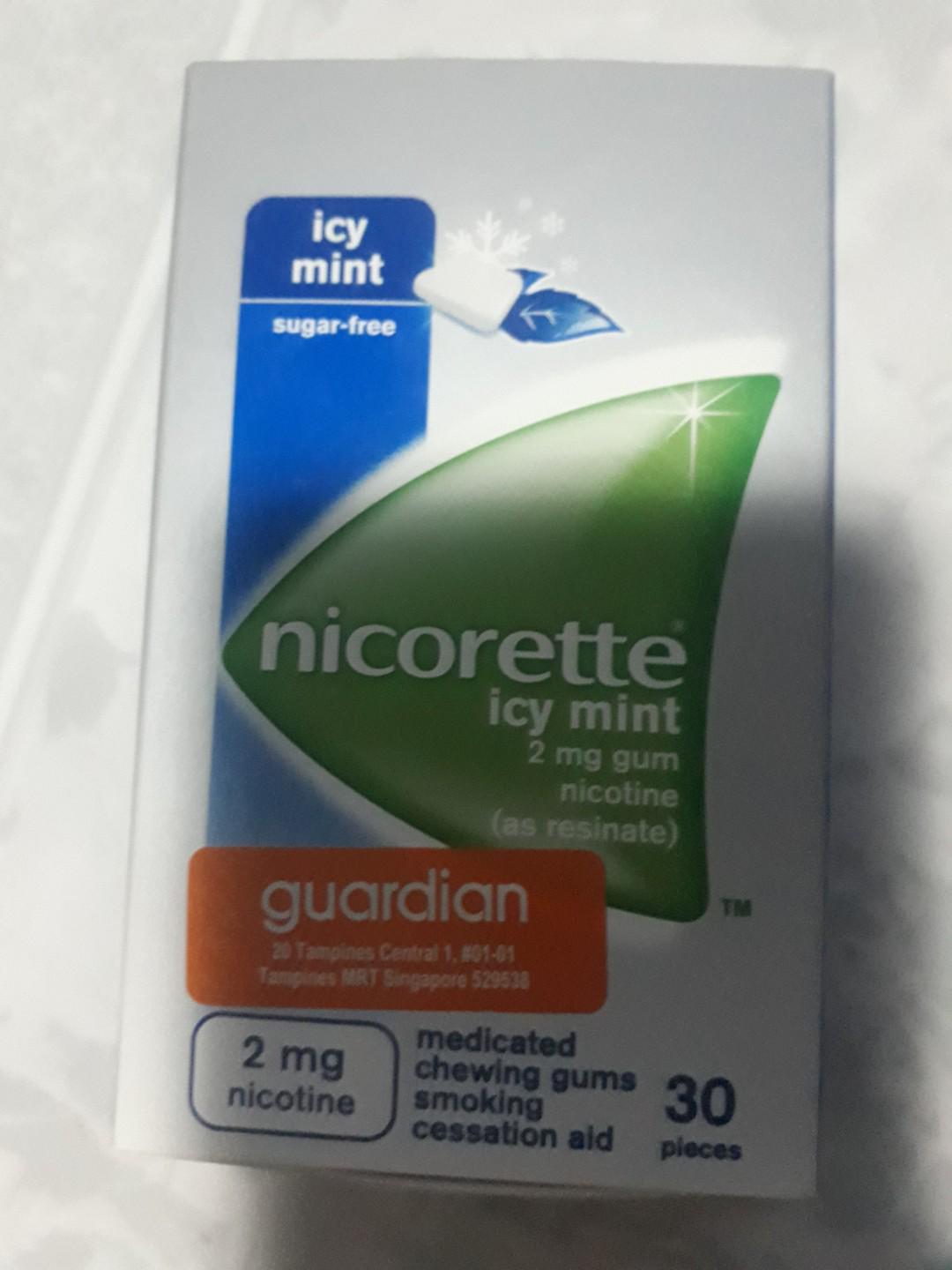 Nicorette Smoking Cessation Aid Health Beauty Face Skin Care