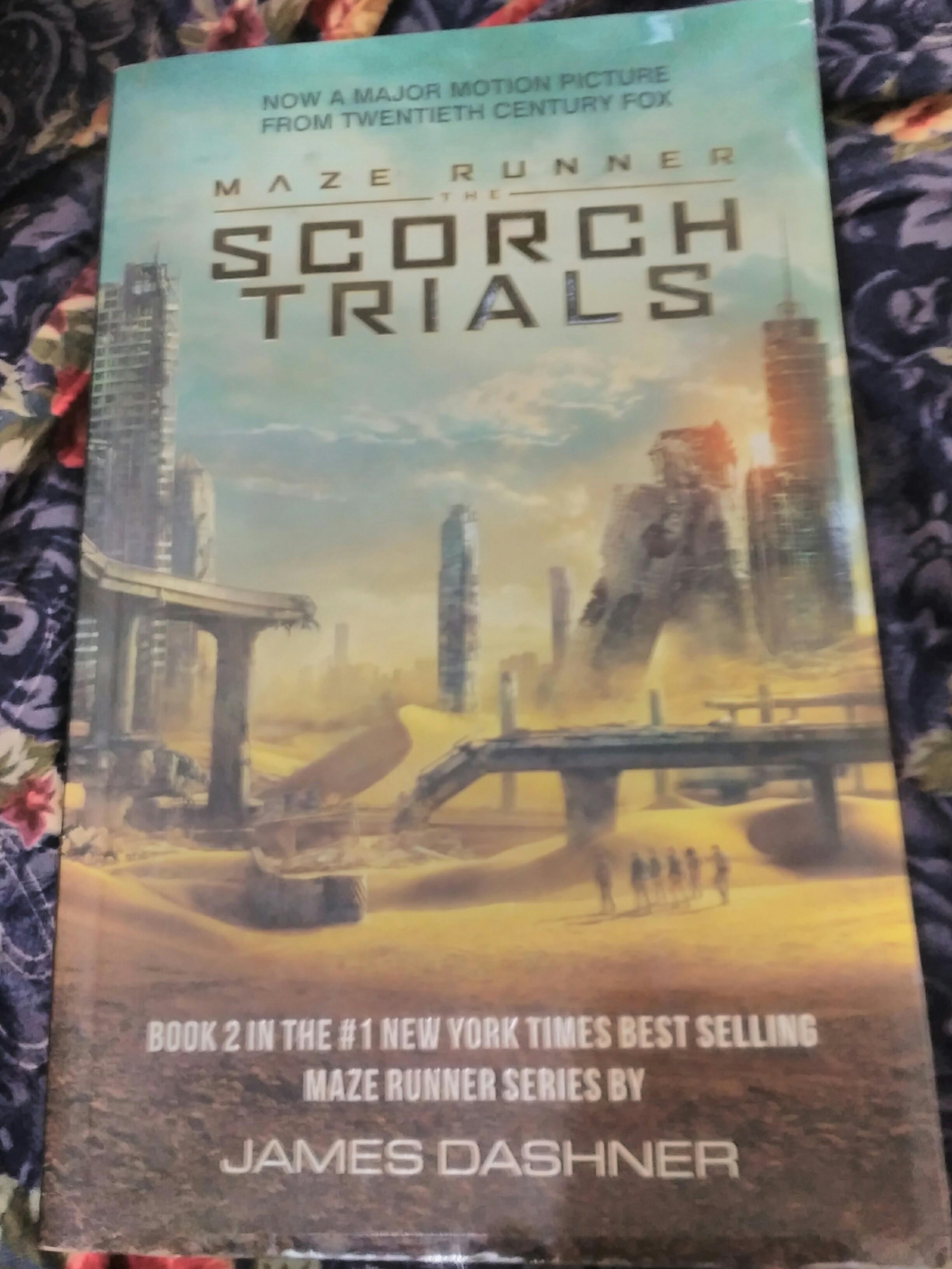 Novel Maze Runner The Scorch Trials Tiubl Buku Alat Tulis