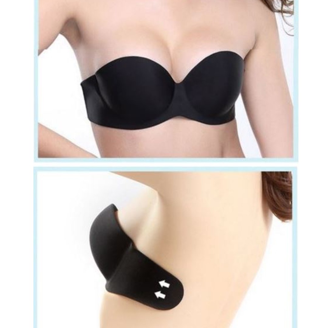 Nubra Cup C Stick On Self Adhesive Strapless Bra  Strapless bra, Strapless  backless bra, Seamless strapless bra