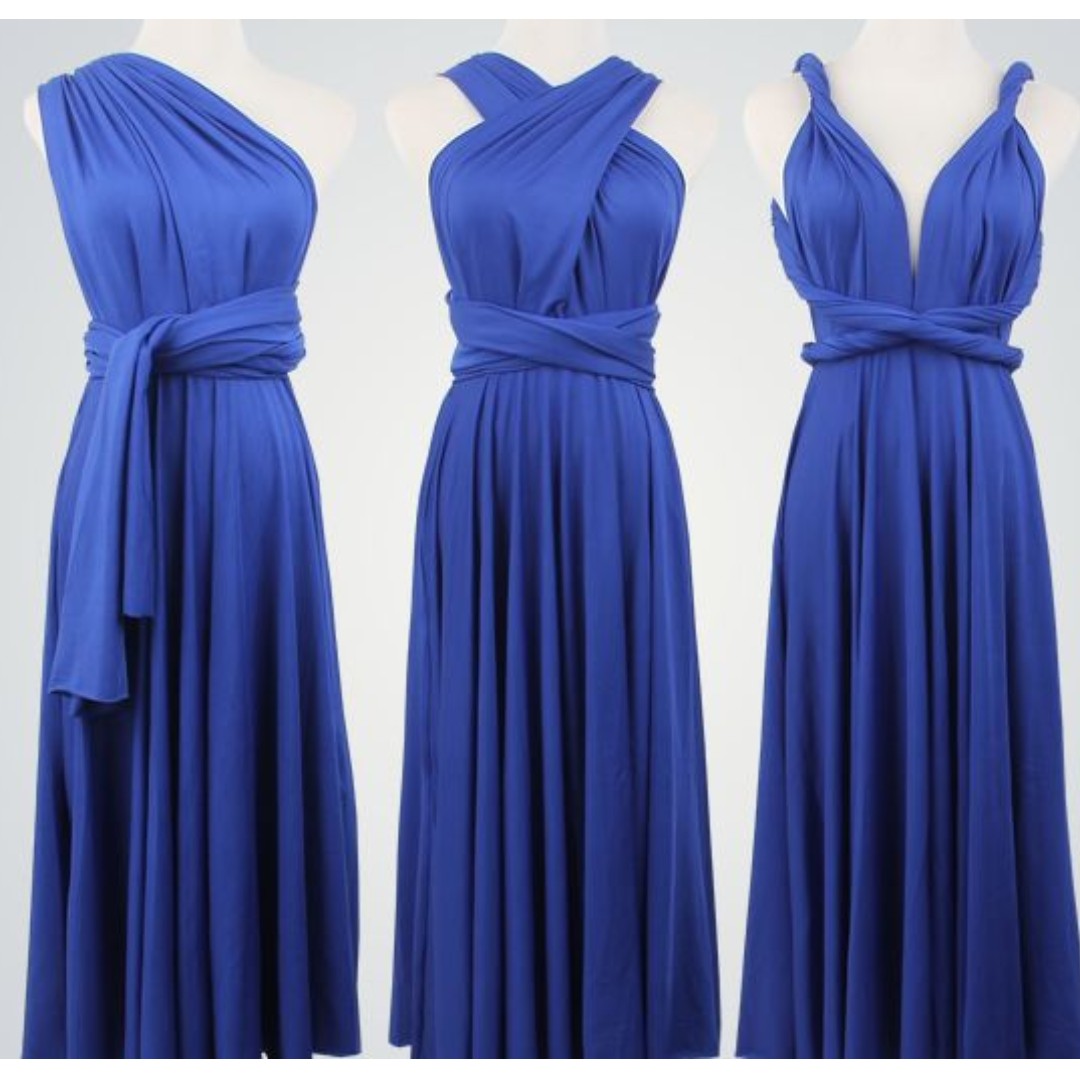 cocktail dress color blue