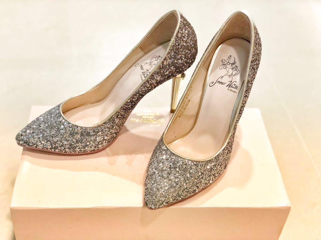 Pre-loved Grace gift high heels bling bling diamond shoes/wedding shoes/party  shoes, Women's Fashion, Footwear, Heels on Carousell