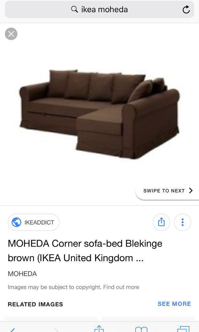 Pre Loved Ikea Moheda Sofa Bed Furniture Sofas On Carousell