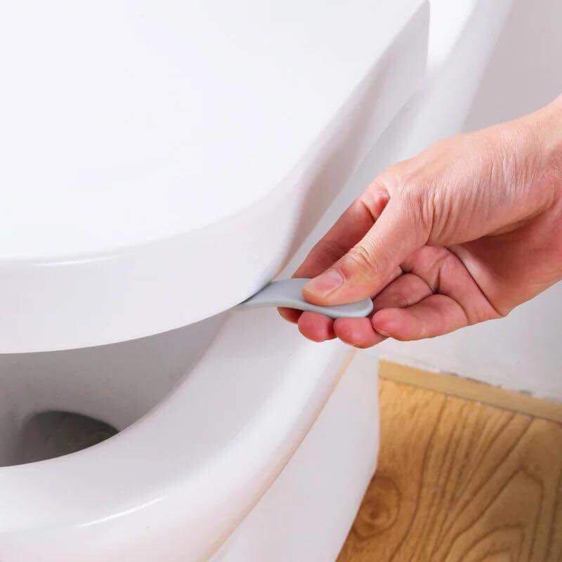 toilet seat lifter handle