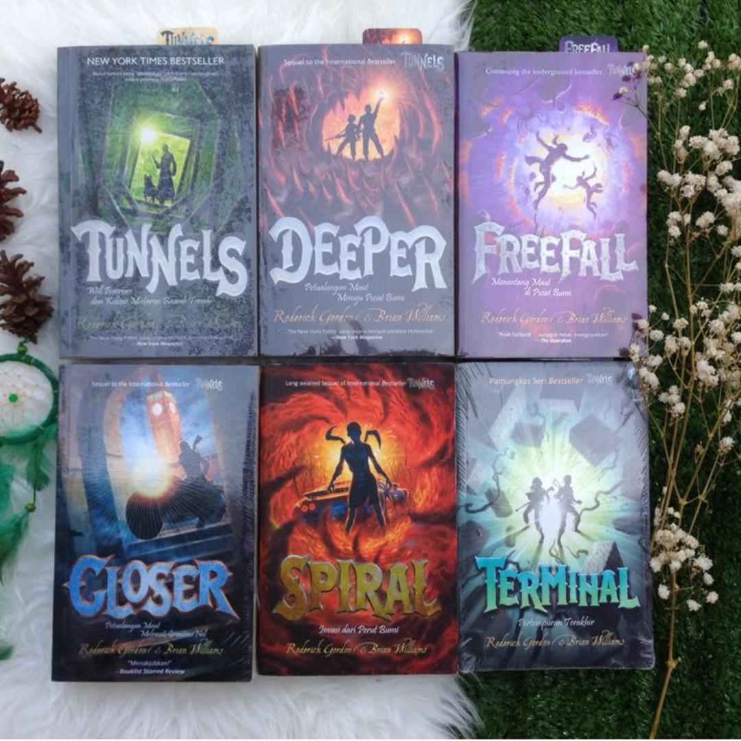 Tunnels Series, Deeper, Freefall, Closer, Spiral, Terminal by Roderick