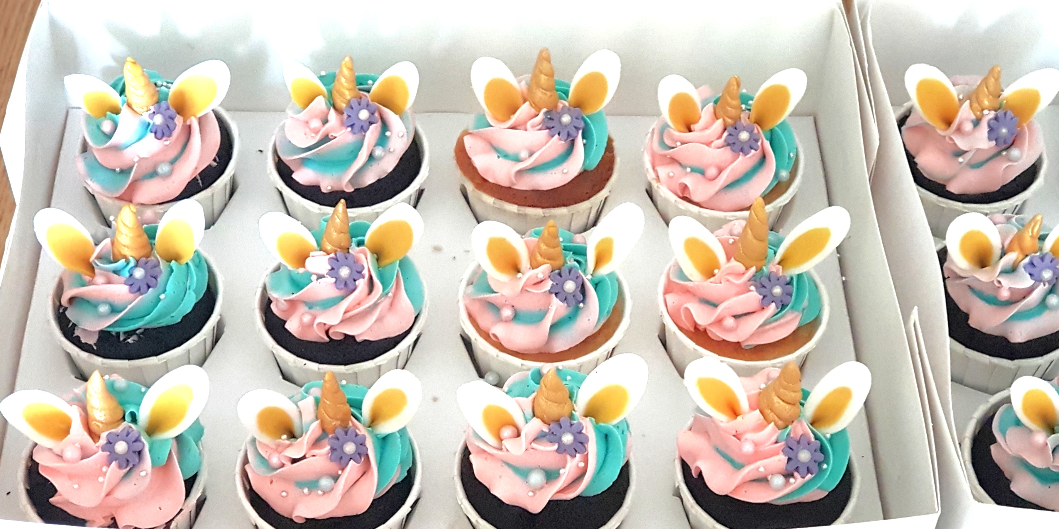 Unicorn Cupcakes Food Drinks Baked Goods On Carousell