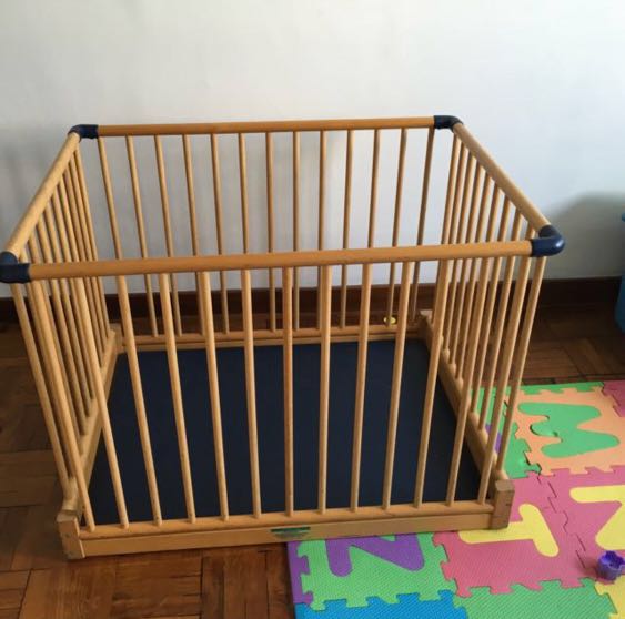 Wooden clearance playpen mothercare