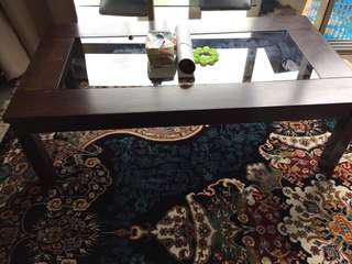 Wooden coffee table