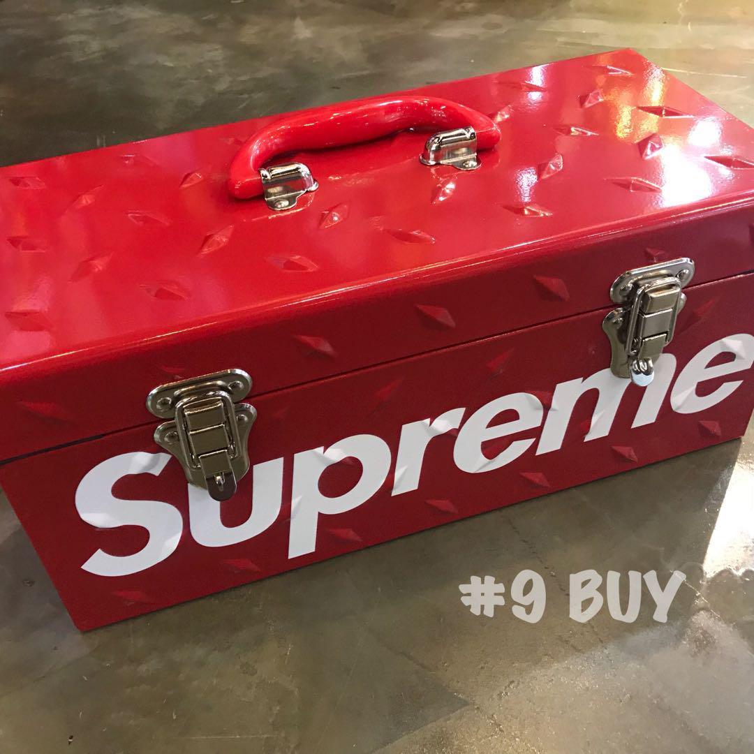 SUPREME 18AW Diamond Plate Tool Box rudomotors.com