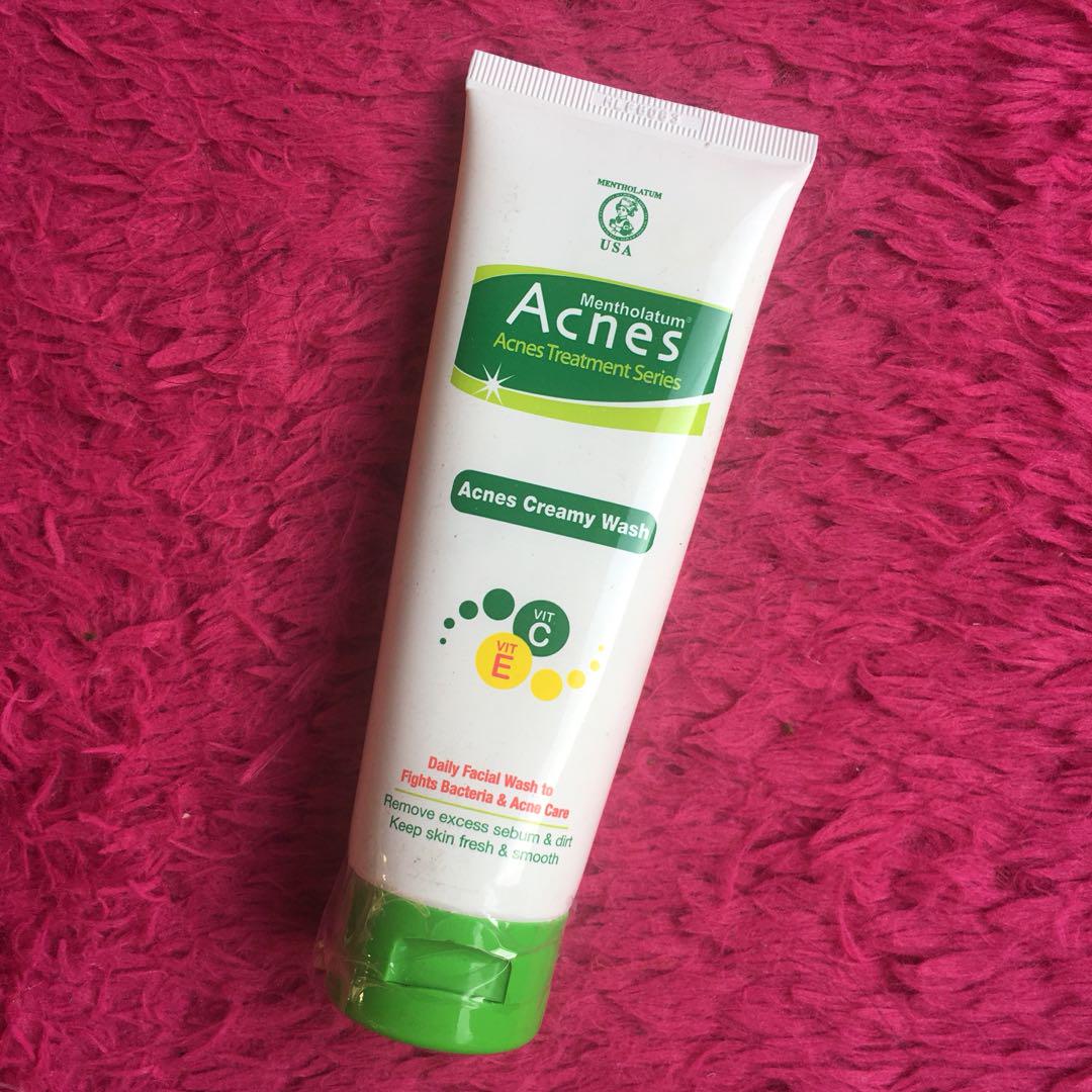 Acnes Creamy Wash Kesehatan Kecantikan Kulit Sabun Tubuh Di Carousell