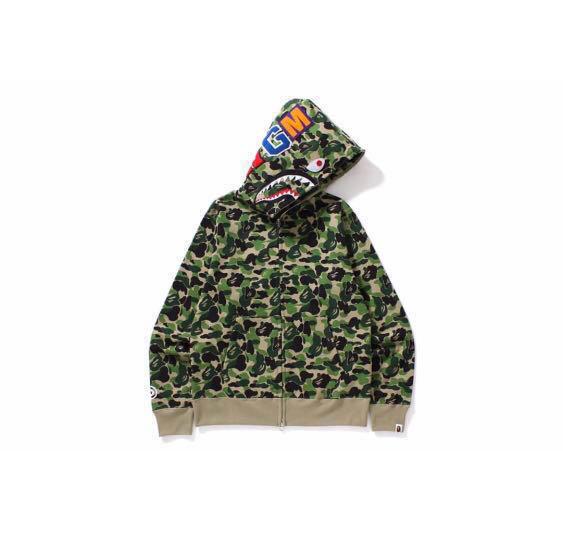 bape shark green camo