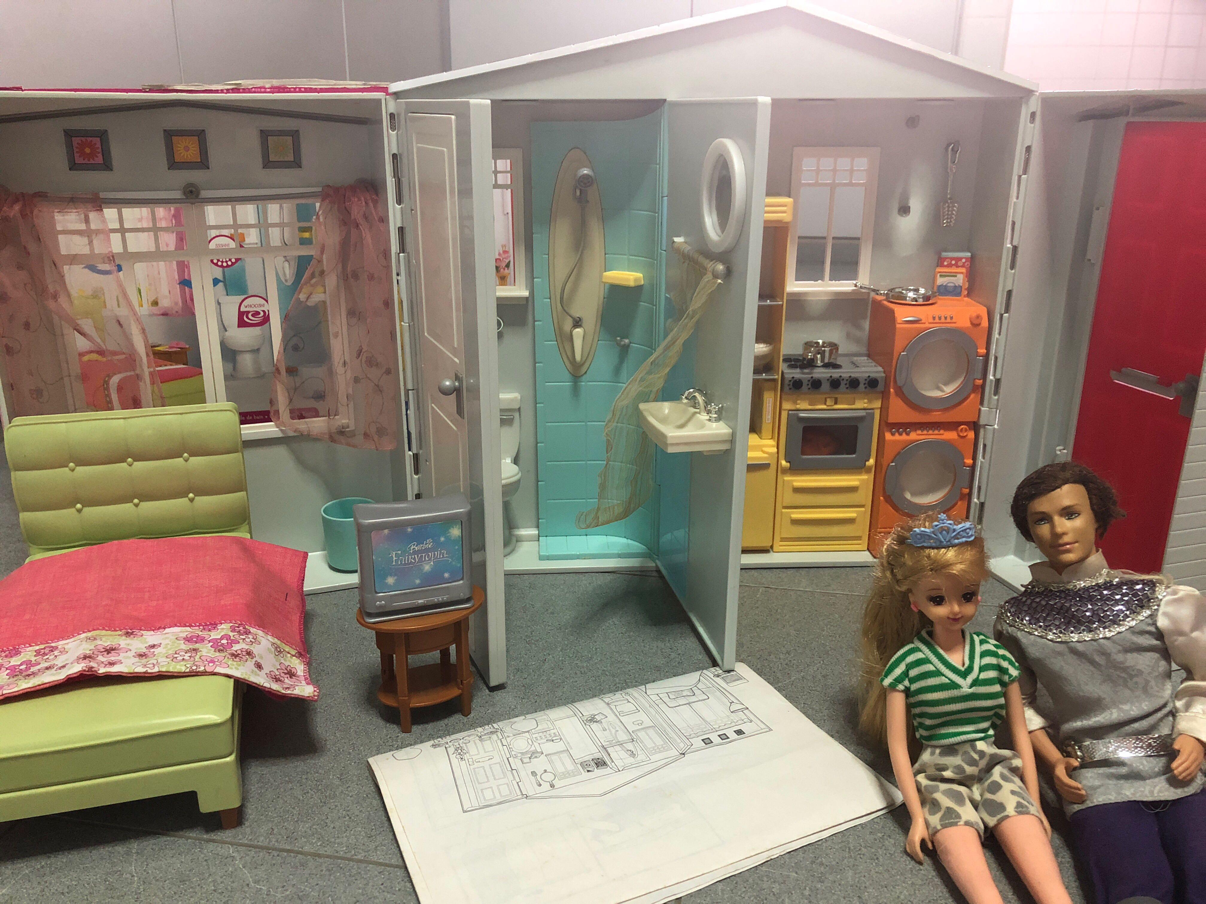 free barbie house