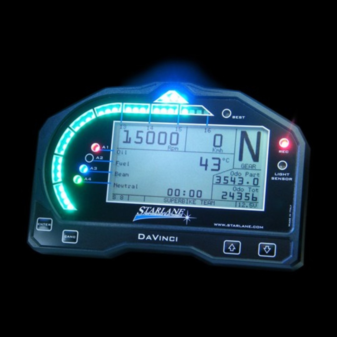 BMW S1000RR 20092014 DASHBOARD METER LAP TIMER STARLANE DAVINCI S