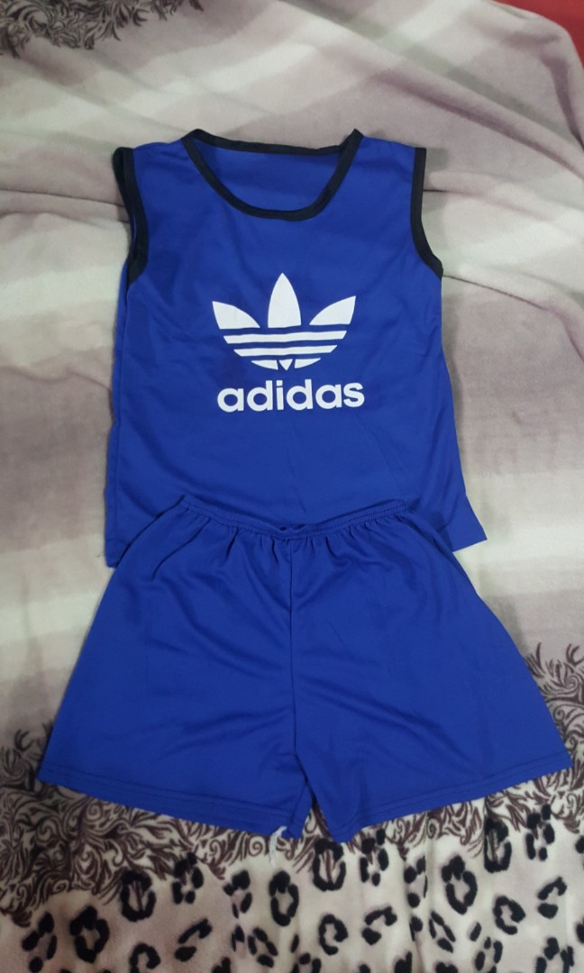 adidas tank top and shorts