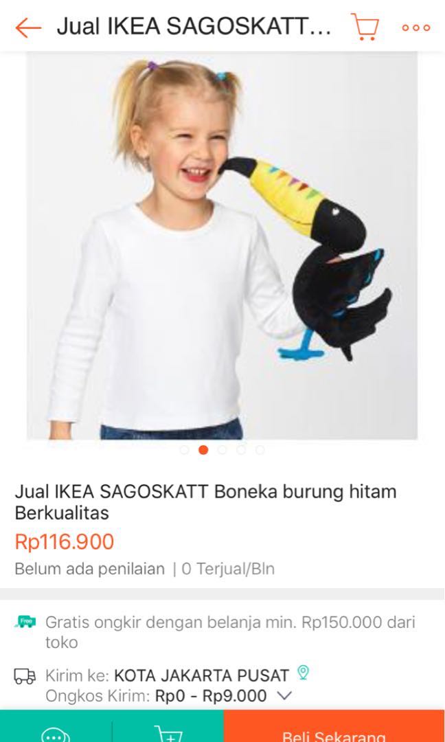 Boneka Ikea Sagoskatt Bayi Anak Mainan Anak Bayi Di Carousell