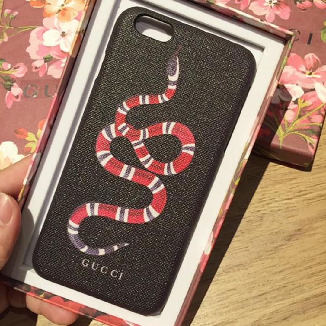 Red gucci iphone case cheap