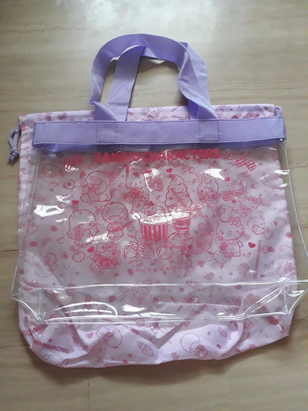 hello kitty transparent bag