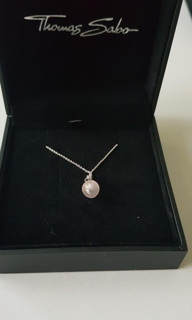 Brand New Thomas Sabo Necklace Pink Pendant Luxury Accessories Others On Carousell C/o thomas sabo gmbh & co. carousell