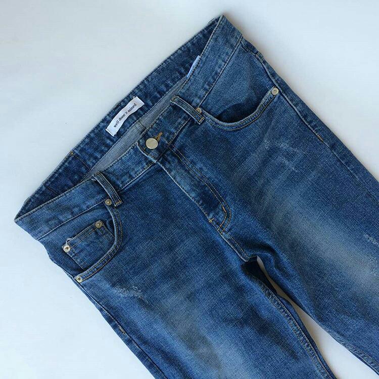  Celana  Jeans Denim  Washed WELL DONE x MINED MauiPhoneX 