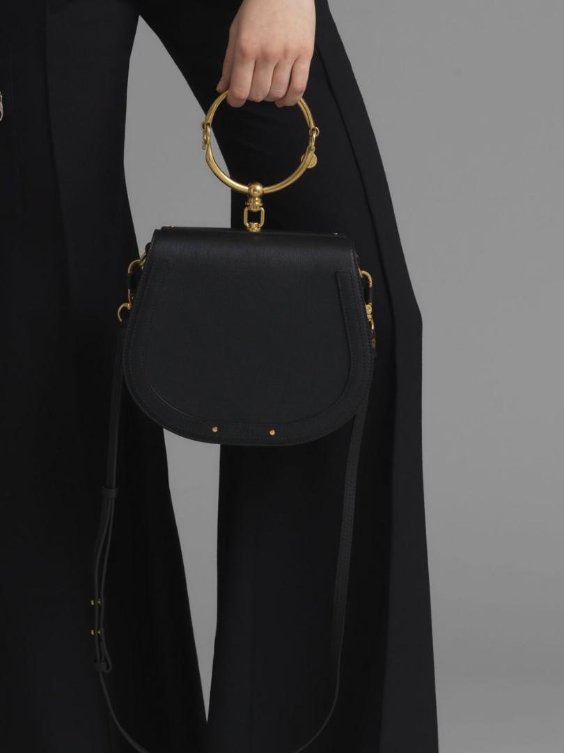 Chloe black top nile bag