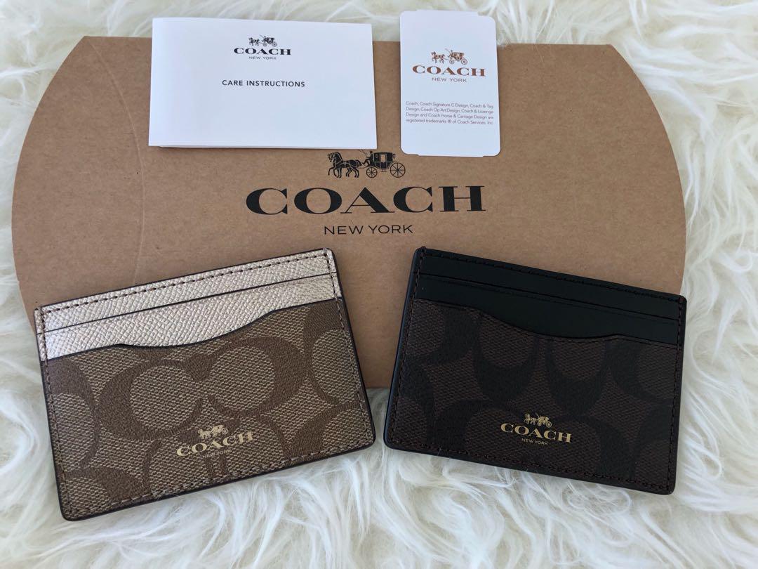 coach card holder price