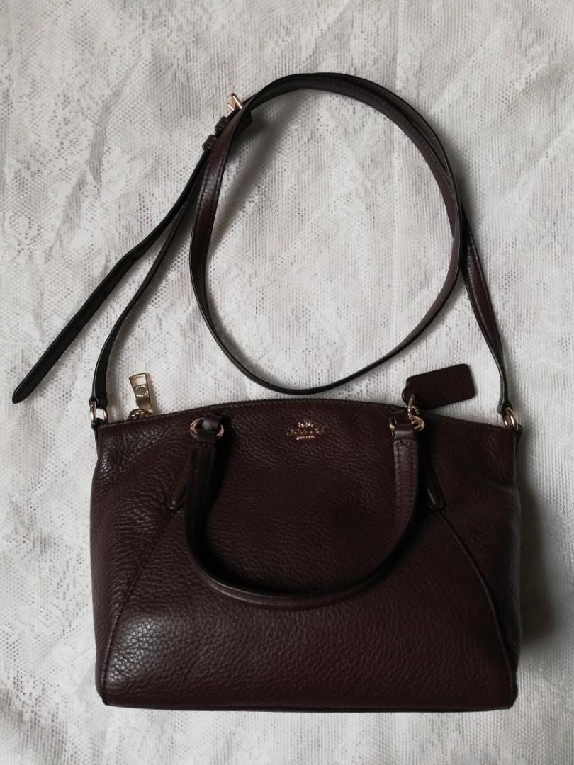 Coach mini kelsey oxblood shop