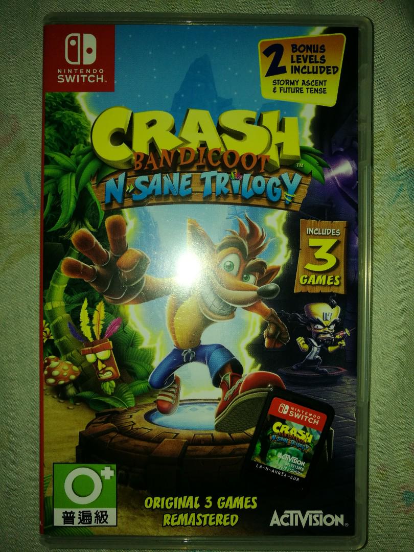 Crash Bandicoot Nintendo Switch Game, Video Gaming, Video Games